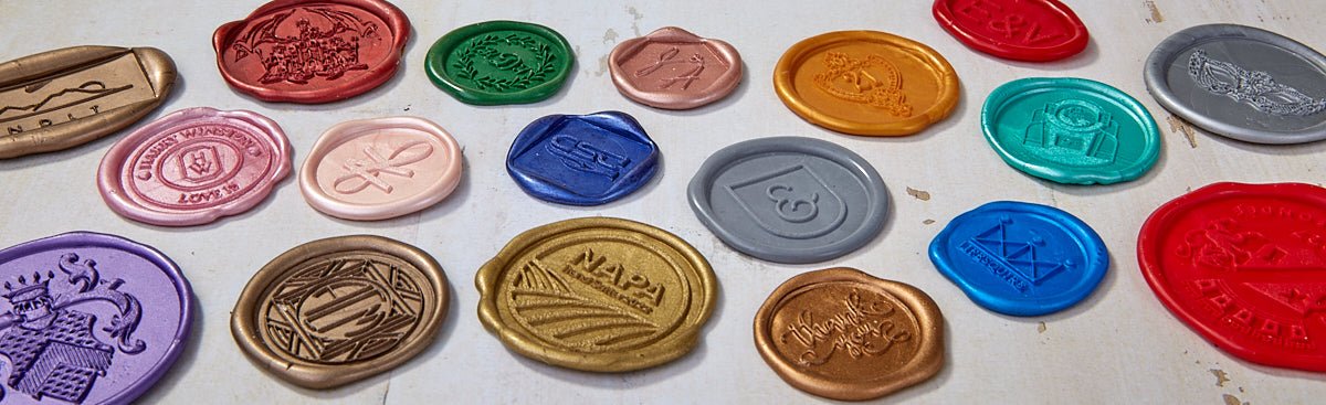 Adhesive Wax Seal Stickers with your Logo or Artwork – Nostalgic Impressions