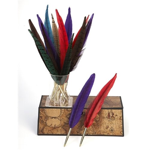 Turkey Feather Pens for Thanksgiving