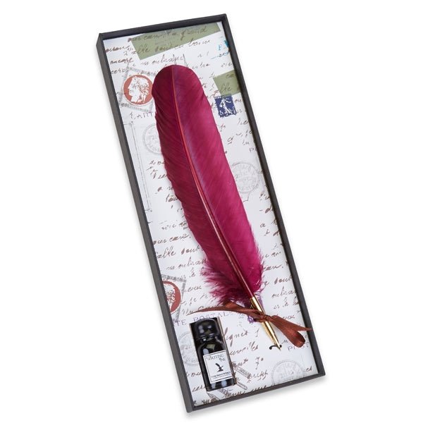 Antique Feather Dip Pen Set – MENGDOGGE