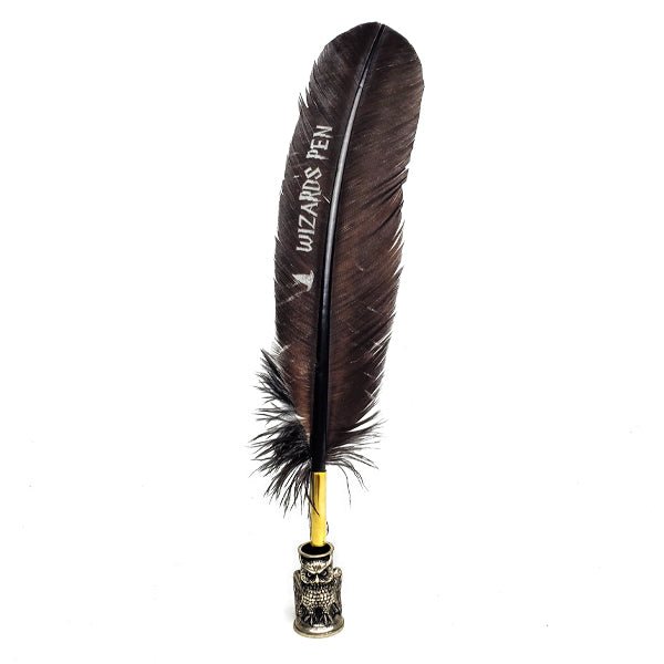 Pheasant Feather Quill Pen with Nib to Dip Into Ink
