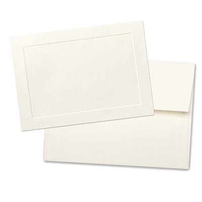 Classic Linen 5x7 Folded Discount Card Stock - Folded Blank Cards