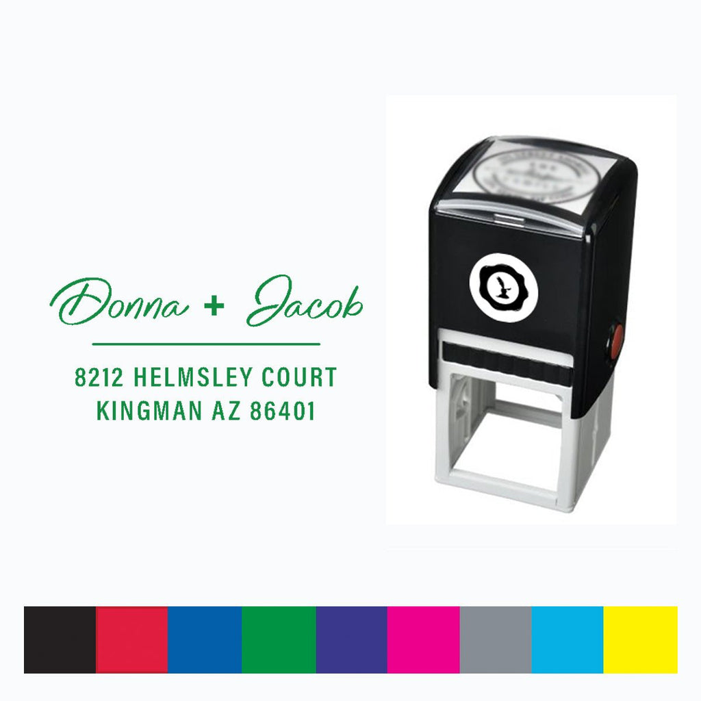 TDW CS-3247 Self Inking Stamp  Personalized Stamp by Three