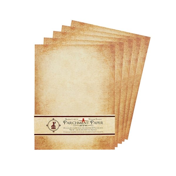 Aged Parchment Scroll Paper - 8.5x18 long-6/PK – Nostalgic