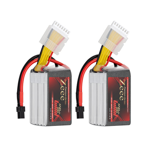 Zeee 3S Lipo batteri 8000mAh 11,1V 100C 3S hårt batteri fodral med