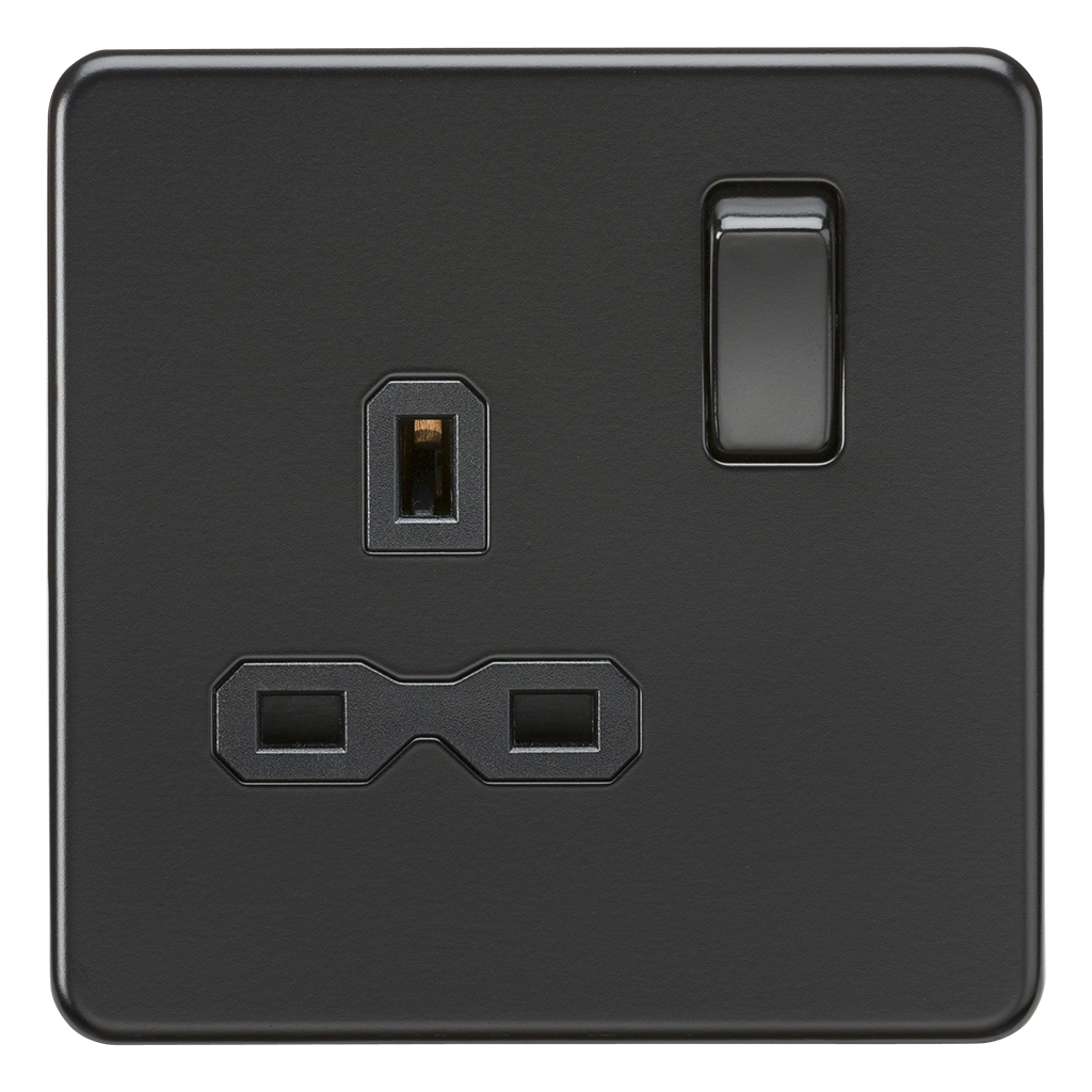 Диммер черный матовый. Socket (Black). Розетки черные матовые. Черные свитчи. ECOTECH Switch Socket.