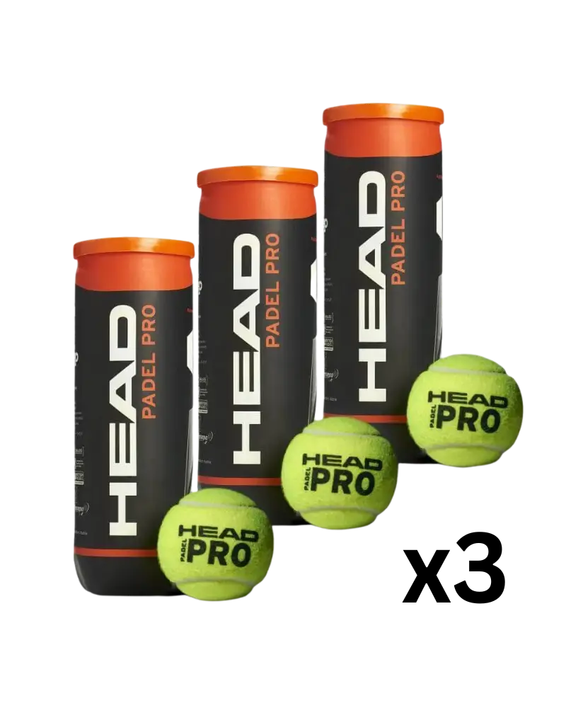 HEAD 3B HEAD PADEL Pro S / Pro / Padel Paddle Tennis Balls