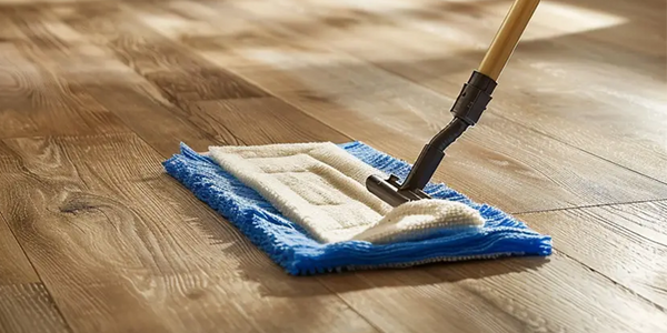 clean spc vinyl plank flooring with mops