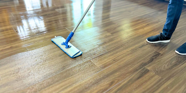 clean spc luxury vinyl flooring with mops