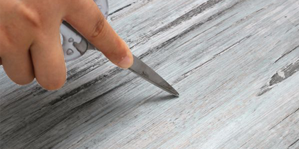 scratched spc waterproof vinyl flooring