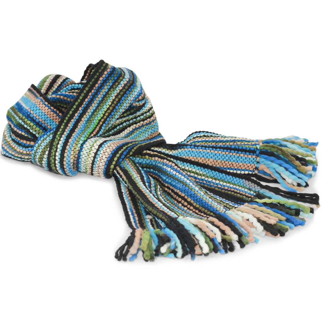 Extra Long, Extra Thick Striped Winter Scarf - 100% Wool – Tumia LAC Retail