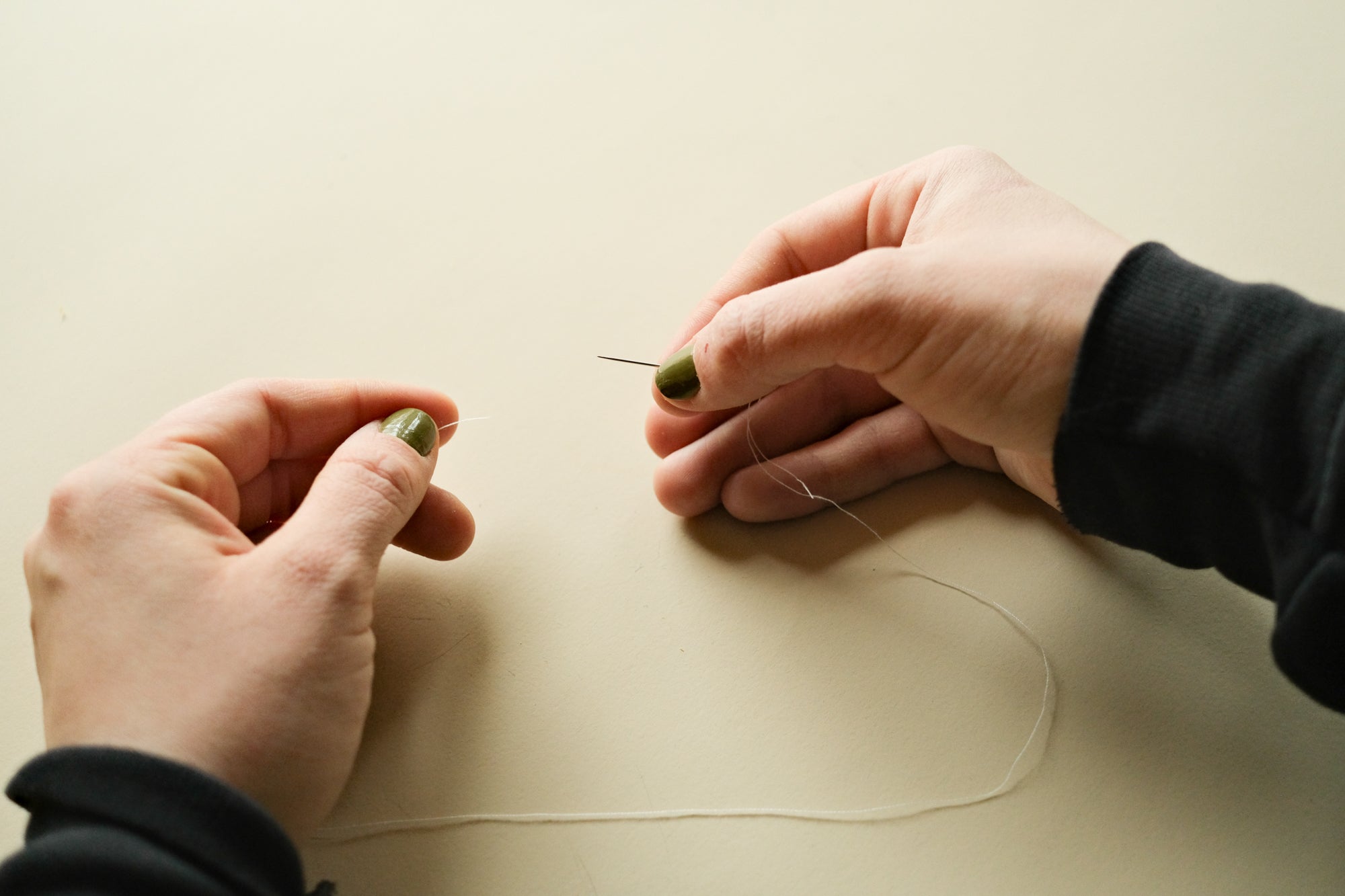 hand sewing thread
