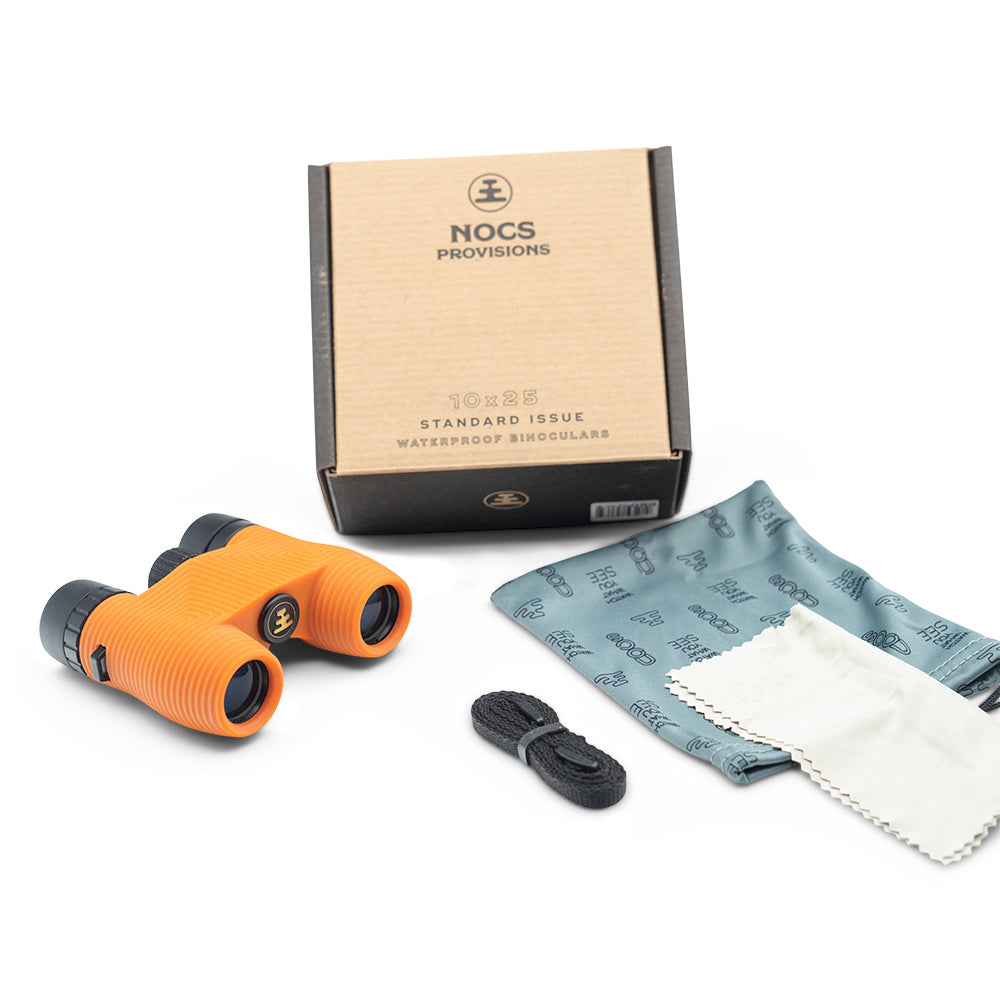 Sunset Orange Standard Issue 10x25 Waterproof Binoculars product image #6