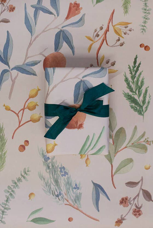 Pine Kaleidoscope Wrapping paper — Kristin MacKenzie Design