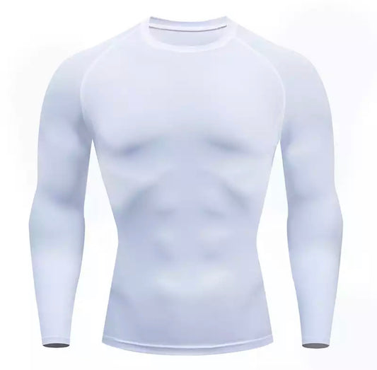 New 068 Yellow Skin Tights Compression Base Layer Short Sleeve Mens T Shirt  - C211M65ED07 Size Medium
