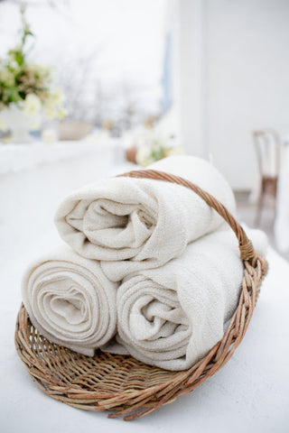 How to Clean Linen - Folding Linen Hand Towels