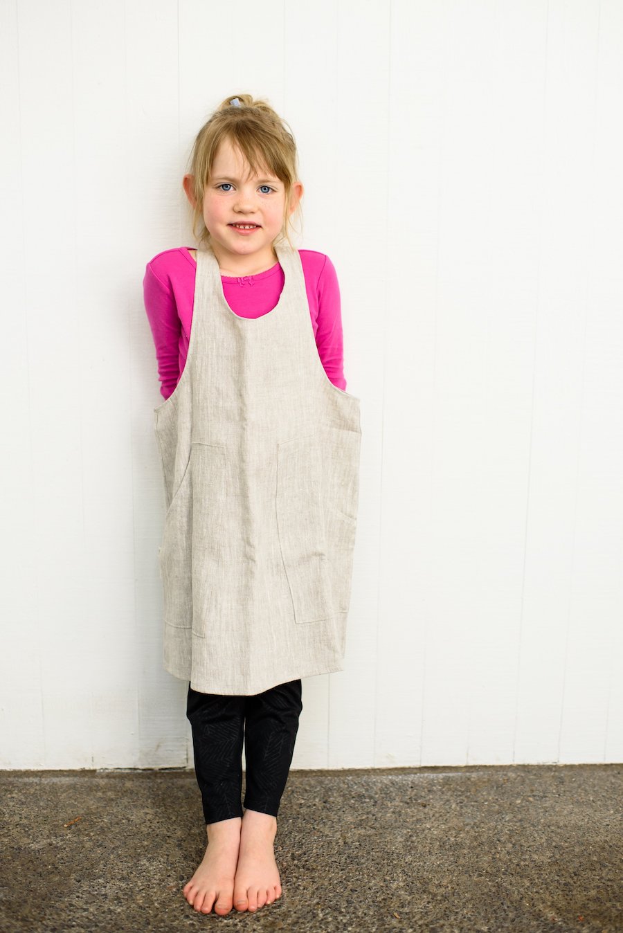 Linen Smock  Buy a Cross Back Smock Apron Online - Portland Apron