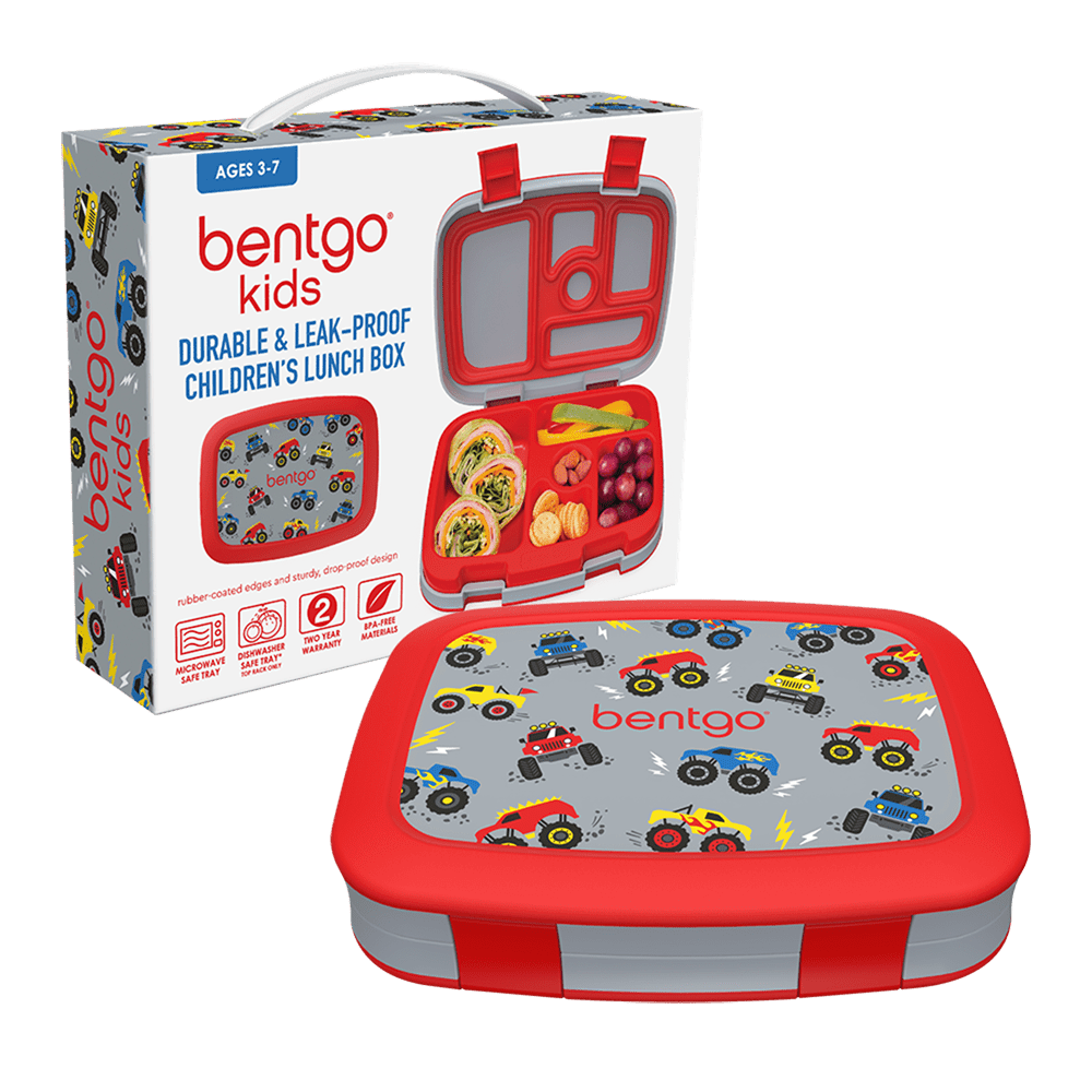 Bentgo Kids Durable & Leak Proof Shark Children's Lunch Box - Blue