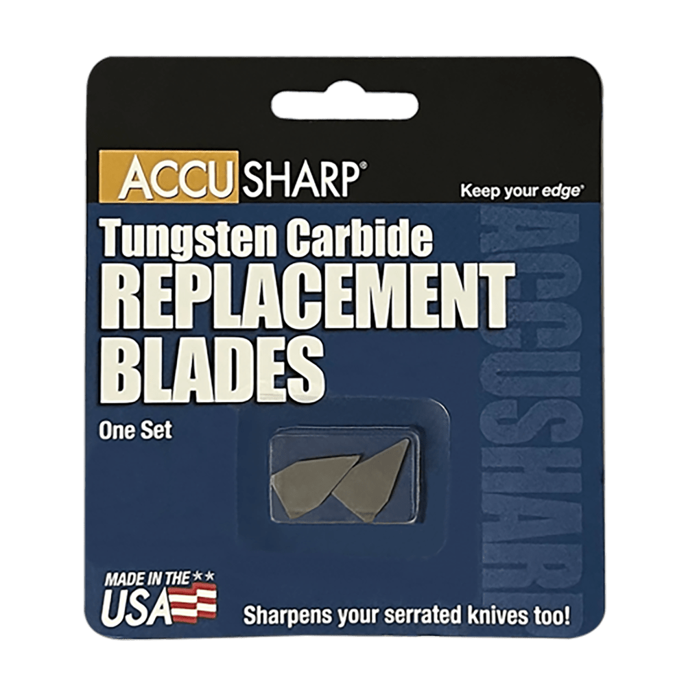 AccuSharp Fillet Knife Sharpener Diamond Tungsten Carbide Sharpener  Blue/White