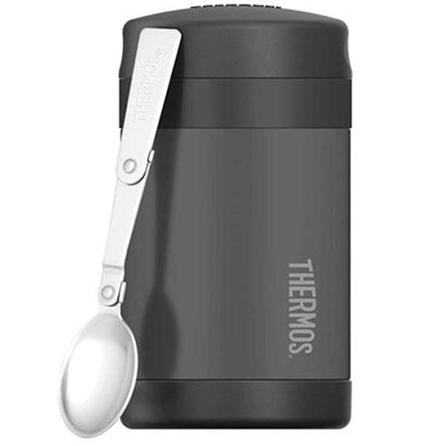 Thermos Stainless Steel 16oz 470ml NEW!!! Food Jar with Folding Spoon.