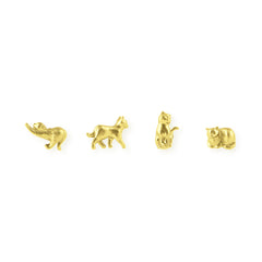 gold cast cat magnets 