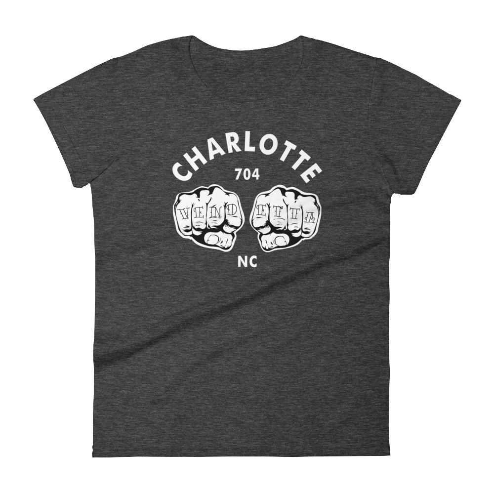 Women's short Charlotte Fists sleeve t-shirt