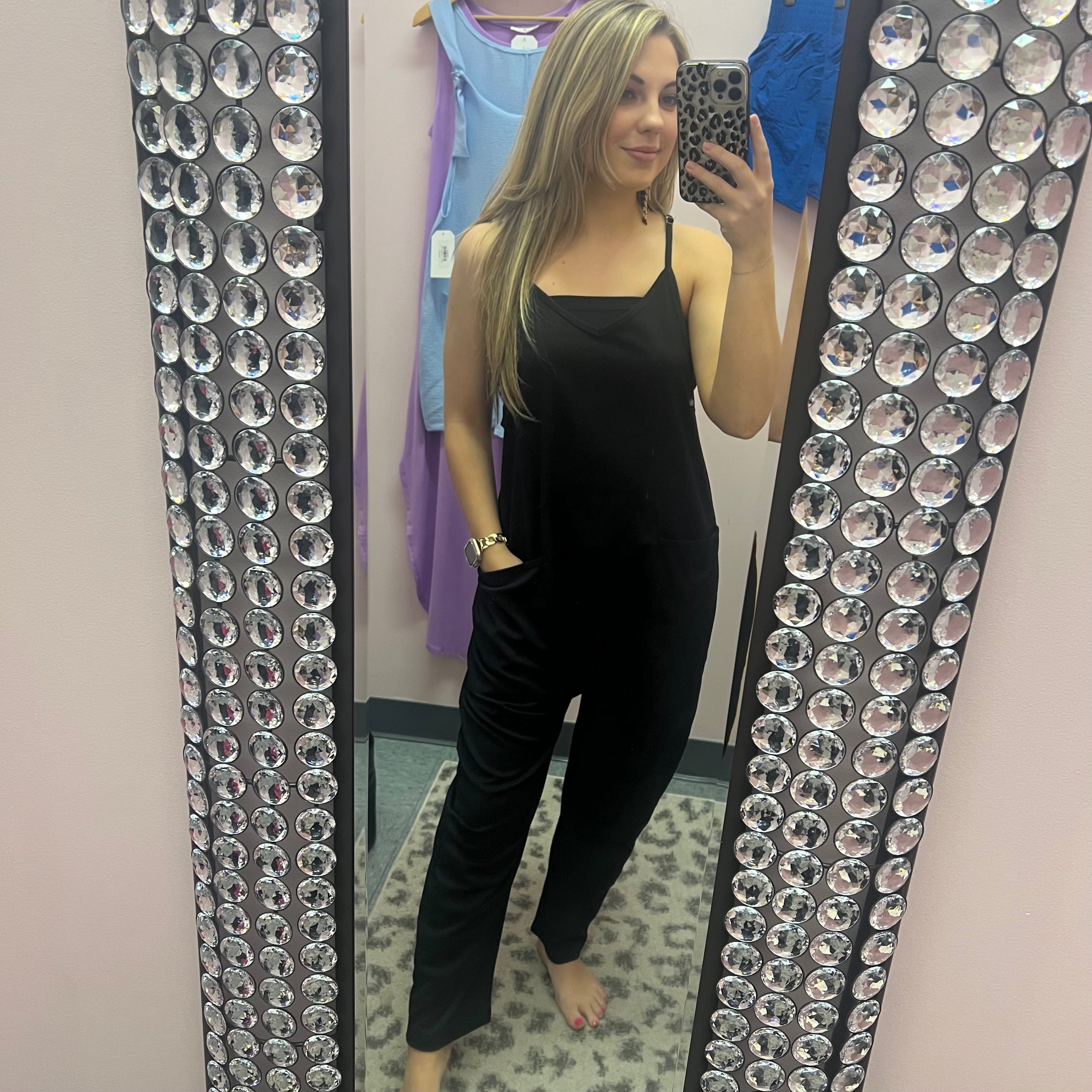 Plus Black Jumpsuit