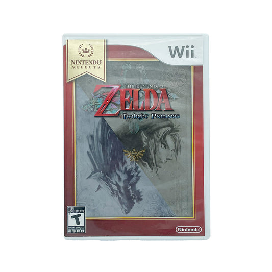Nintendo Selects Wii U Zelda Twilight Princess Case, Manual and