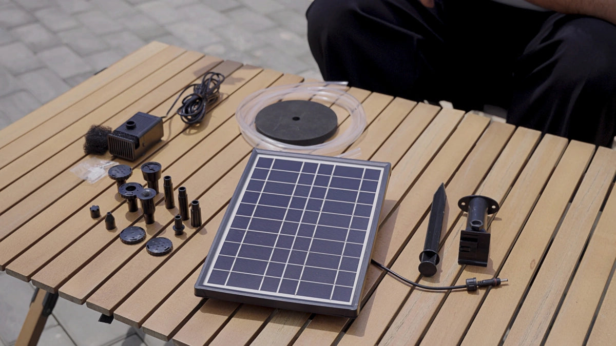 solar pond fountain