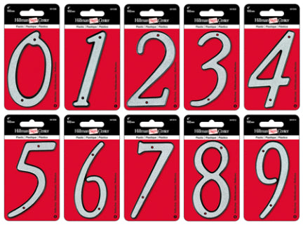 4 REFLECTIVE PLASTC NUMBER 7