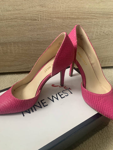 nine west pink heels