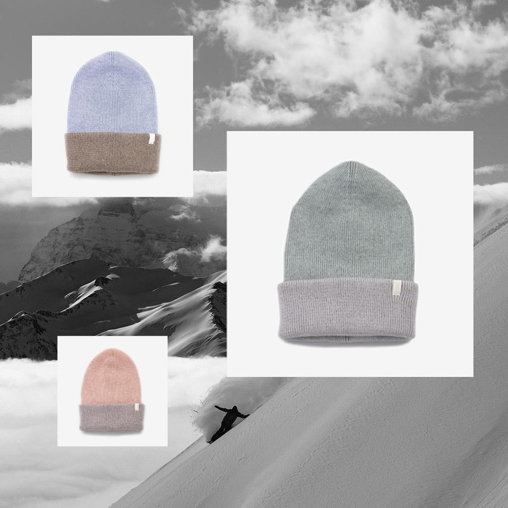 2 tone beanie aus GOTS zertifizierter Bio-Baumwolle