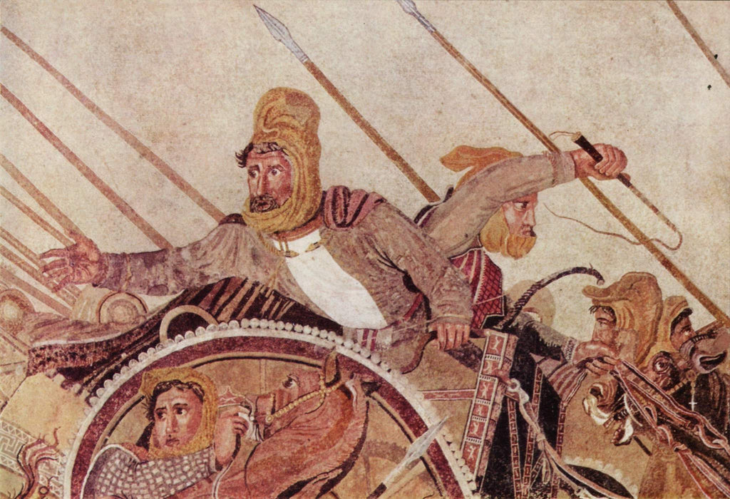 Bild eines antiken Kämpfers mit Phrygischer Mütze