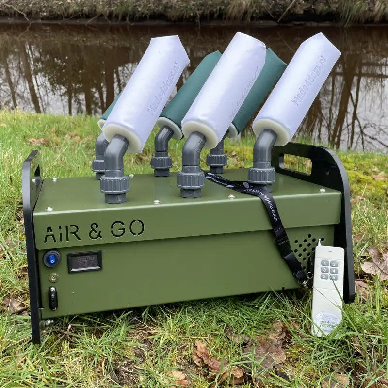 Airlauncher Air&GO 6-Shooter vom Marktführer made4dogs