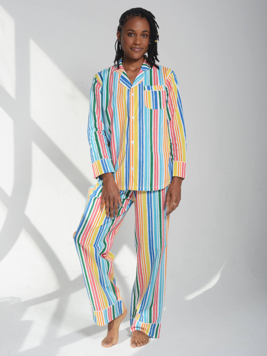 The Rainbow Striped Pajama Set That Walked Straight Out of Maura's Dreams -  Fashionista