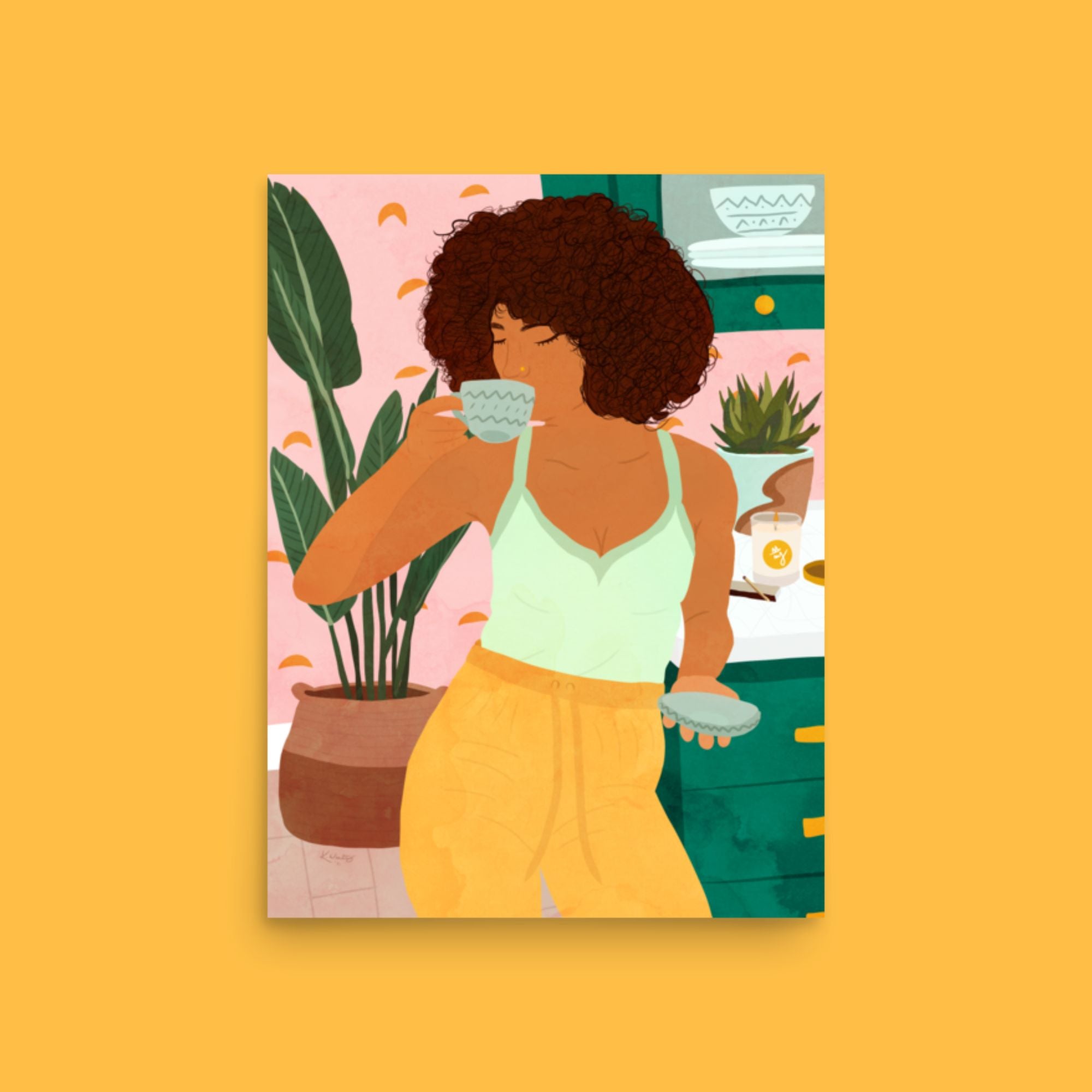 Tea Time Art Print