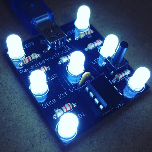 Light Chaser Kit V1.1, 12 LEDs, Atmel Microcontroller