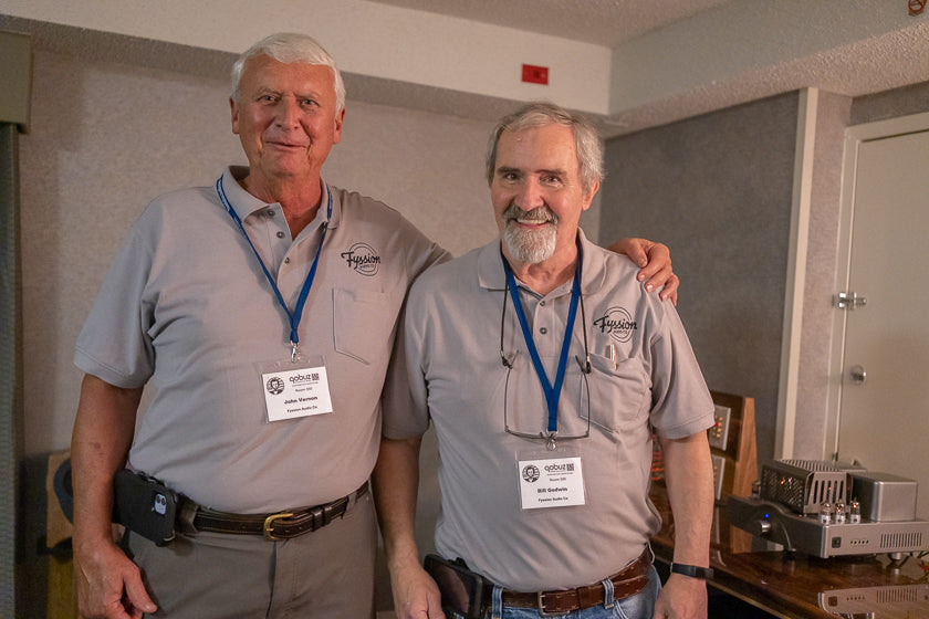 John Vernon and Bill Godwin of Fyssion Audio Company.