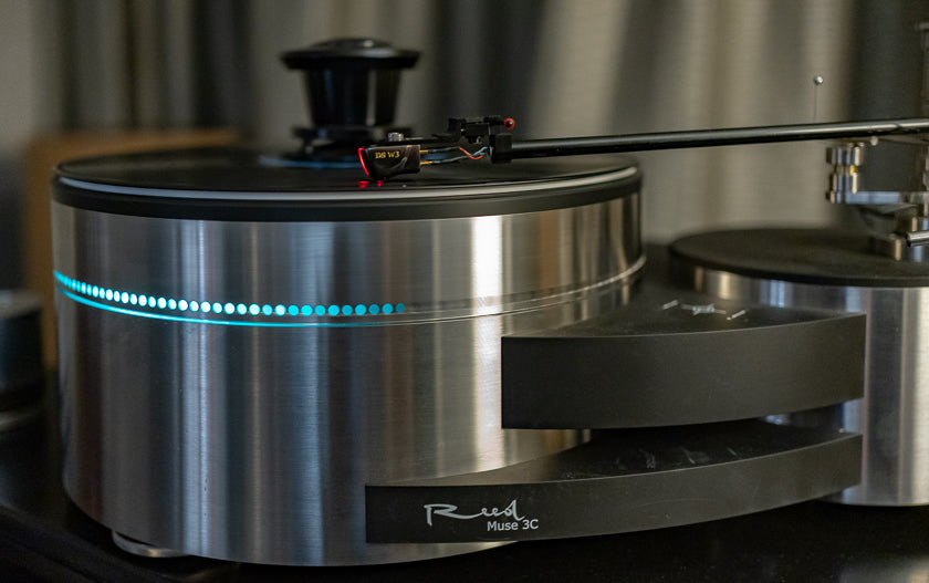 The Reed Muse 3C turntable is a work of art, and attracts photographers like bees to honey.