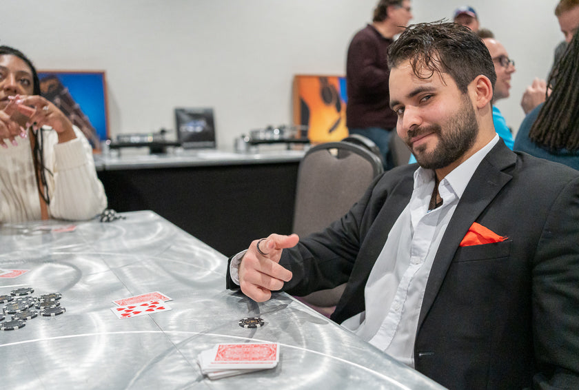 VPI’s Casino Night offered magic and illusions from the card-savvy Bastian Magic, who kept us entertained all night.