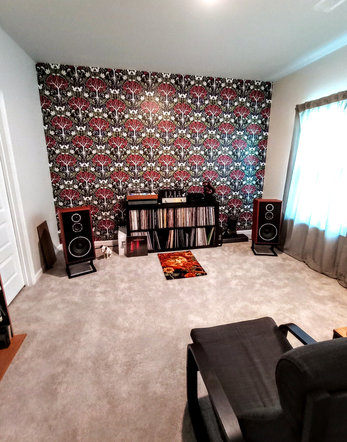 The analog room is still a work in progress, but the sound quality is shockingly good, even without any acoustic panels.