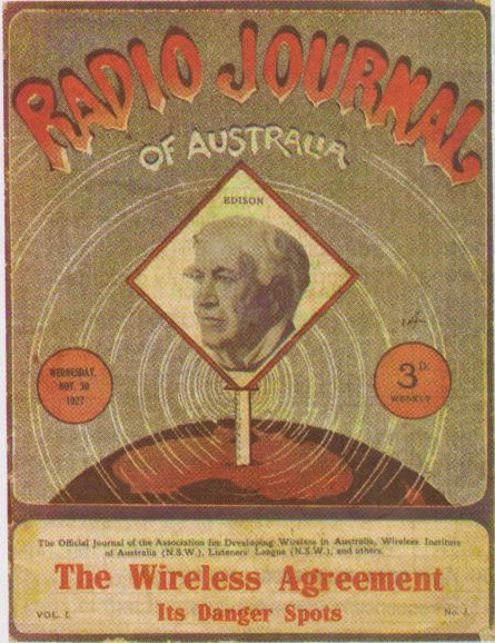 Radio Journal of Australia, 1927. Courtesy of Wikimedia Commons/public domain.