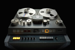 A Studer J37 tape machine in Abbey Road Studios. Courtesy of Abbey Road Studios.