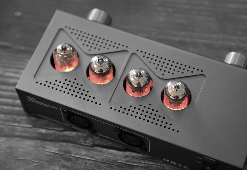 The xDuoo MT-604's tube complement.