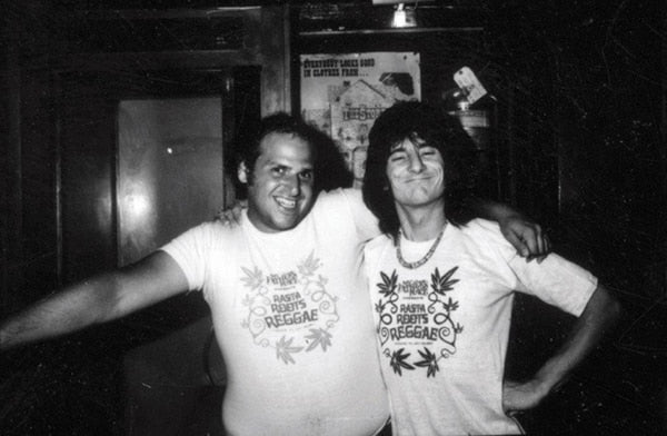 Eppy and Ron Wood. Photo courtesy of Steve Rosenfield.