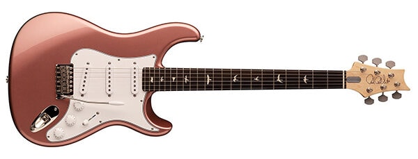 Paul Reed Smith's John Mayer Silver Sky guitar, Midnight Rose finish.