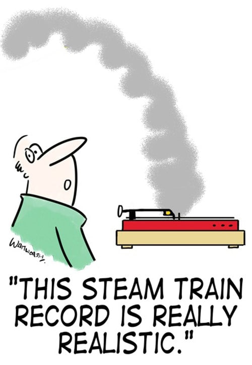 "This steam train record is really realistic."