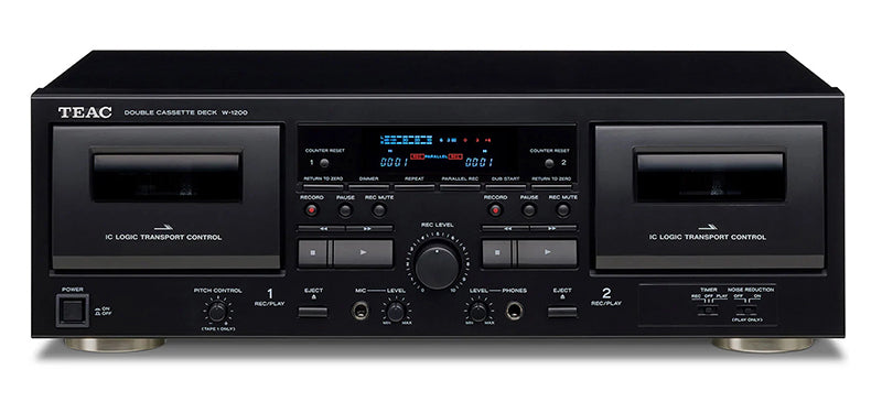 Teac W-1200 dual cassette deck.