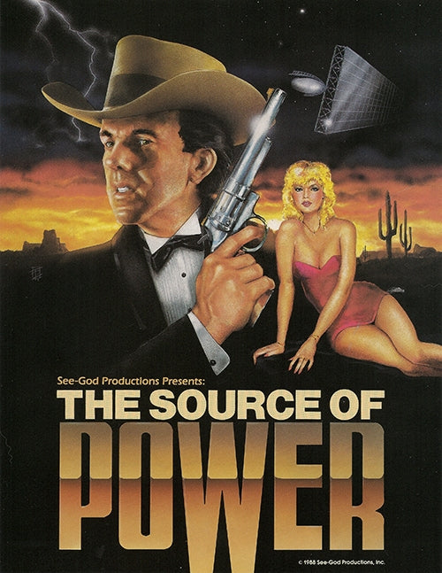 Promo poster for The Source of Power, the film John Seetoo and Dan Godzich created.