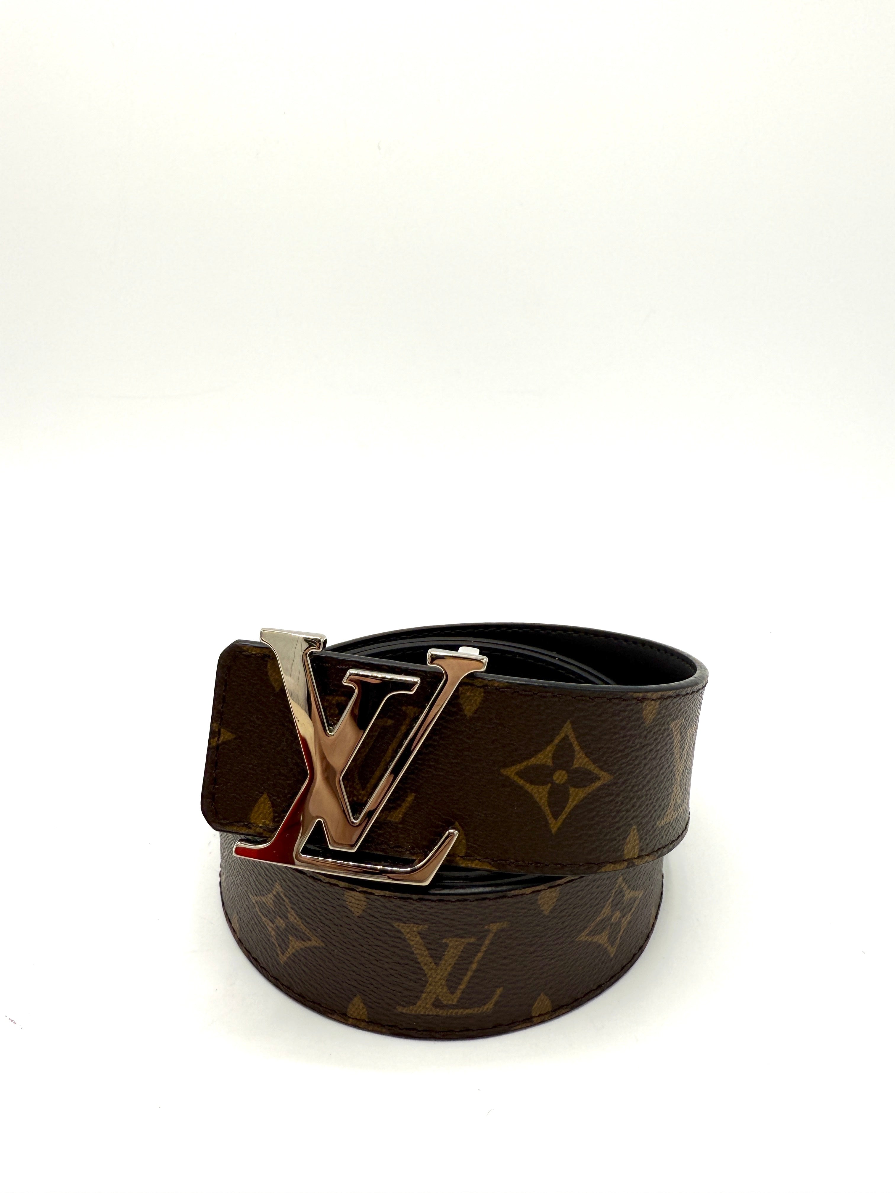 SHW Monogram/Black Reversible Belt SZ 95