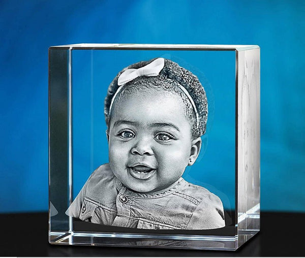 custom crystal photo gifts cube